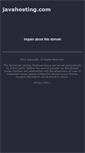 Mobile Screenshot of javahosting.com